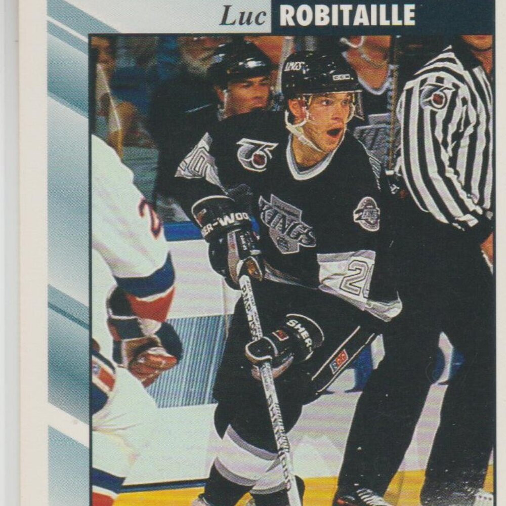Luc Robitaille 1992-93 Score 92 #290 L. A. Kings